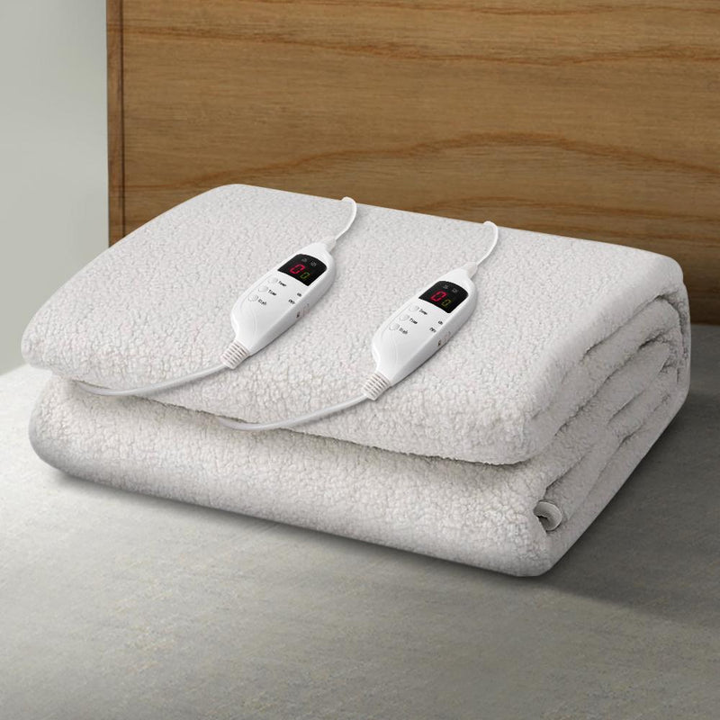 9 Setting Fully Fitted Electric Blanket - Queen - Bedzy Australia