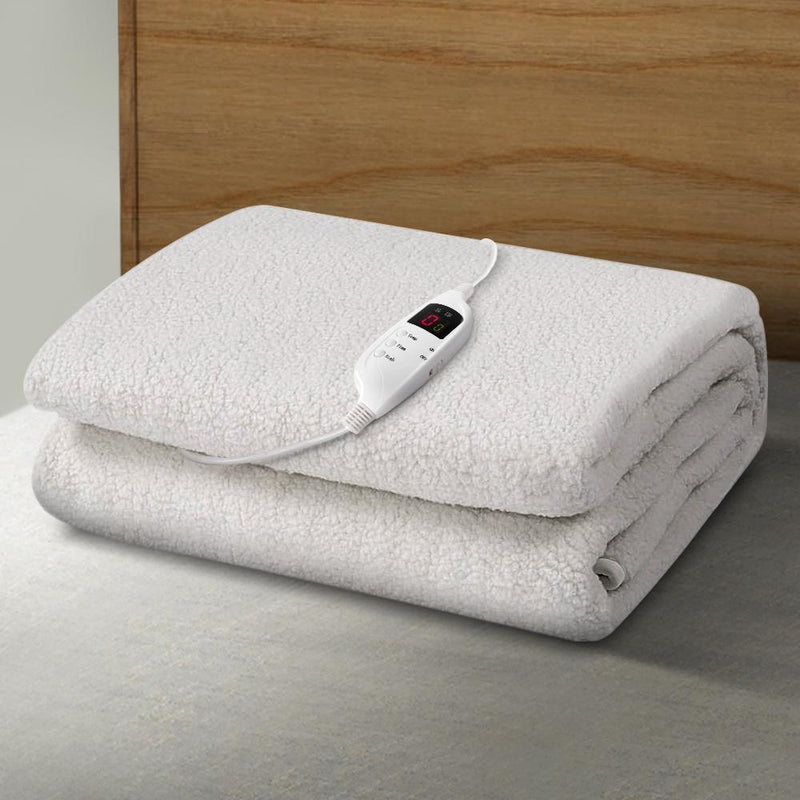 9 Setting Fully Fitted Electric Blanket - Single - Bedzy Australia
