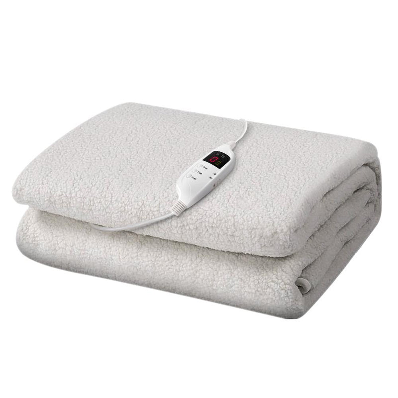 9 Setting Fully Fitted Electric Blanket - Single - Bedzy Australia