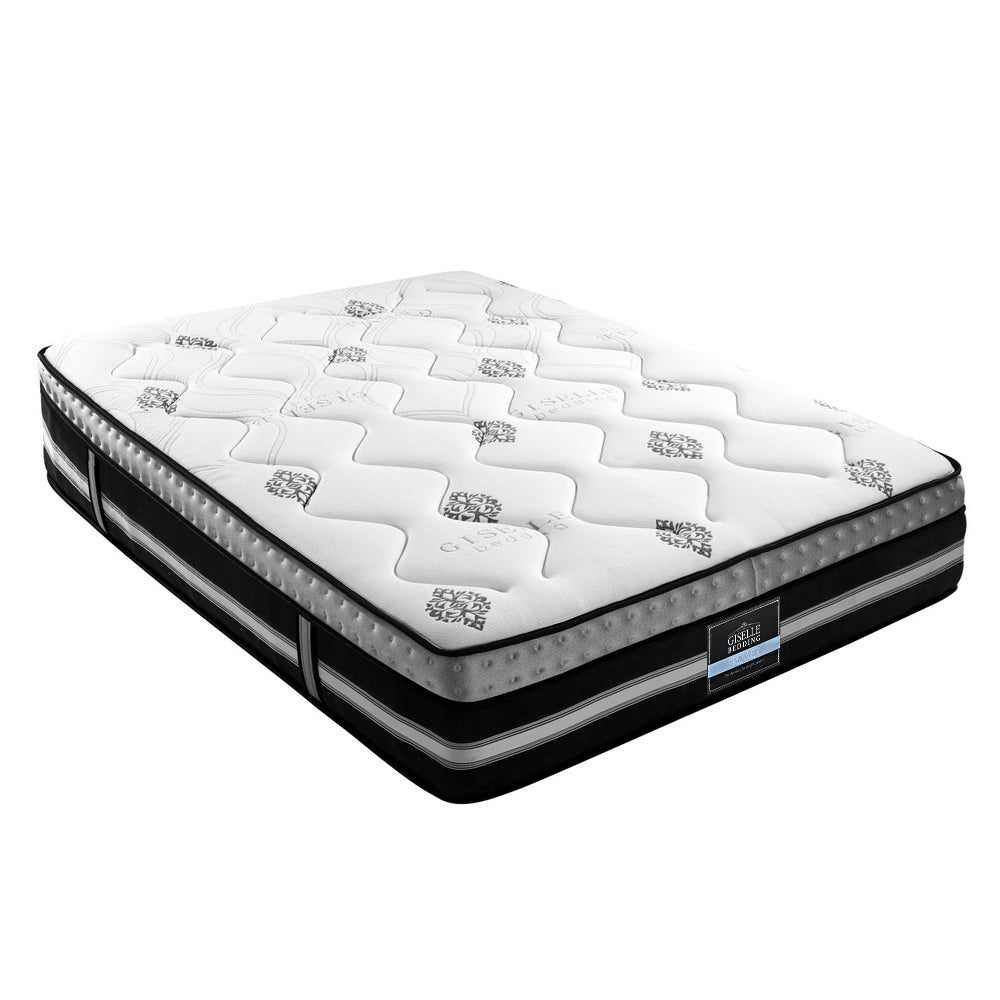 Galaxy Euro Top Cool Gel Pocket Spring Mattress 35cm Thick - Double - Bedzy Australia