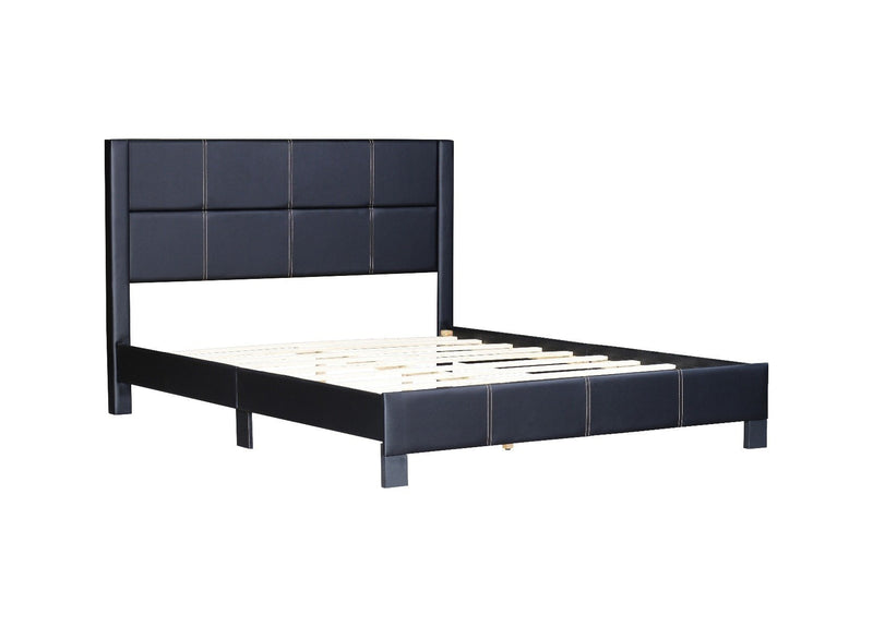 Albany Queen Bed Frame Black - Bedzy Australia