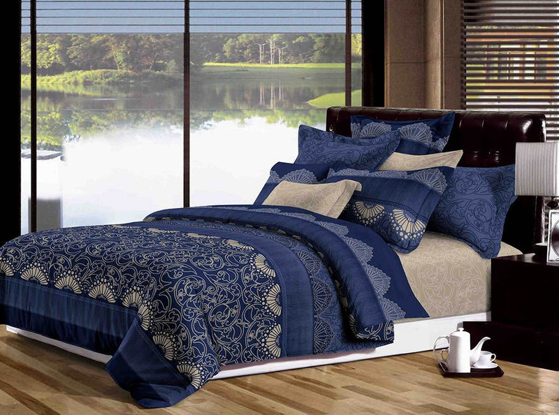 Ascott King Size Duvet Doona Quilt Cover Set - Bedzy Australia (ABN 18 642 972 209) - Home & Garden > Bedding - Cheap affordable bedroom furniture shop near me Australia