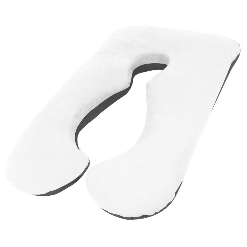 Australian Made Maternity Body Pillow with Pillowcase - Black & White - Bedzy Australia (ABN 18 642 972 209) - Home & Garden > Bedding