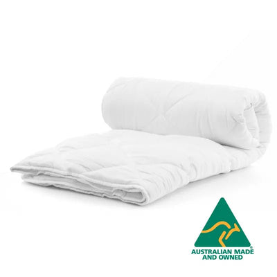 Australian Made Merino Wool Quilt 350GSM 240x210cm King Size - Home & Garden > Bedding - Bedzy Australia