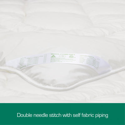 Australian Made Merino Wool Quilt 350GSM 240x210cm King Size - Home & Garden > Bedding - Bedzy Australia