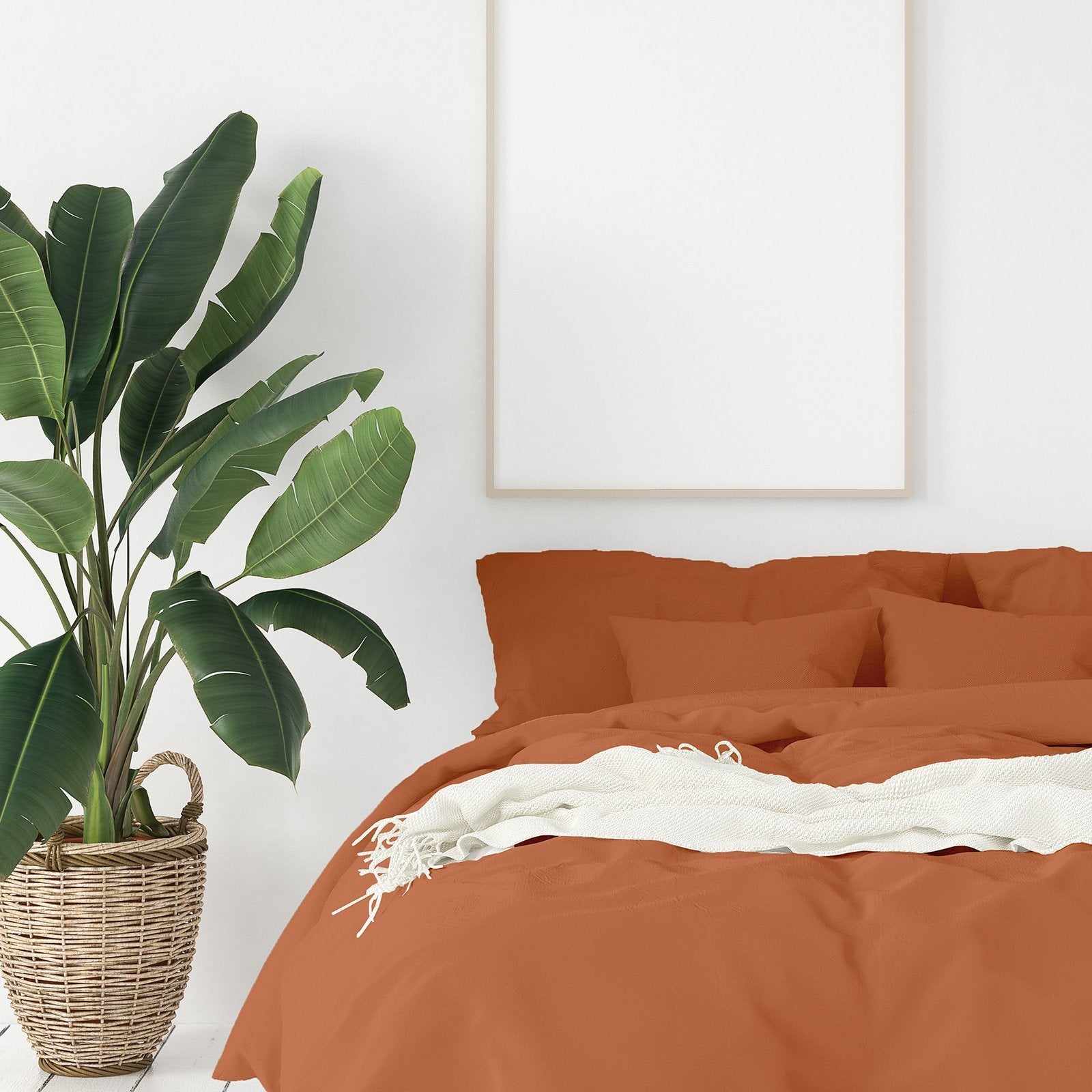 Balmain 1000 Thread Count Hotel Grade Bamboo Cotton Quilt Cover Pillowcases Set King Cinnamon - Bedzy Australia (ABN 18 642 972 209) - Cheap affordable bedroom furniture shop near me Australia