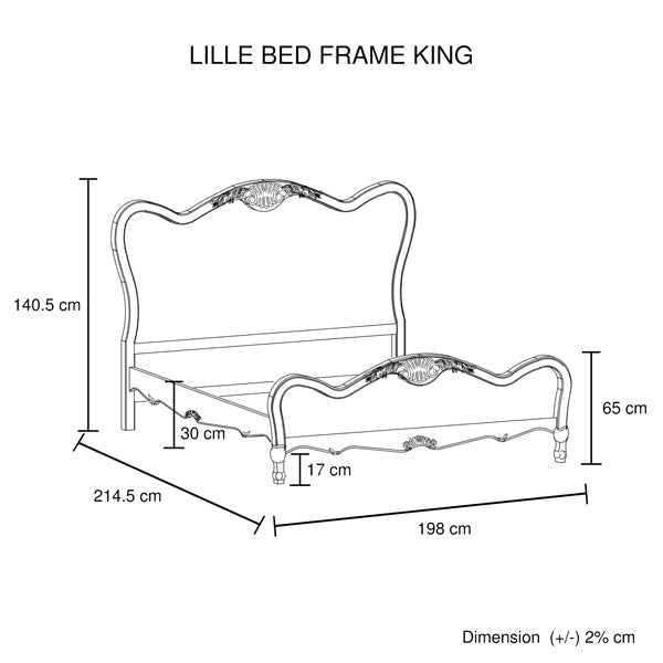 Bedzy Luxe 4 Piece King Bedroom Suite Package - White Washed - Furniture > Bedroom - Bedzy Australia