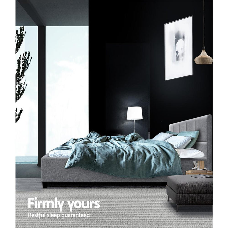 Bondi Queen Bed Frame Grey - Bedzy Australia (ABN 18 642 972 209) - Cheap affordable bedroom furniture shop near me Australia