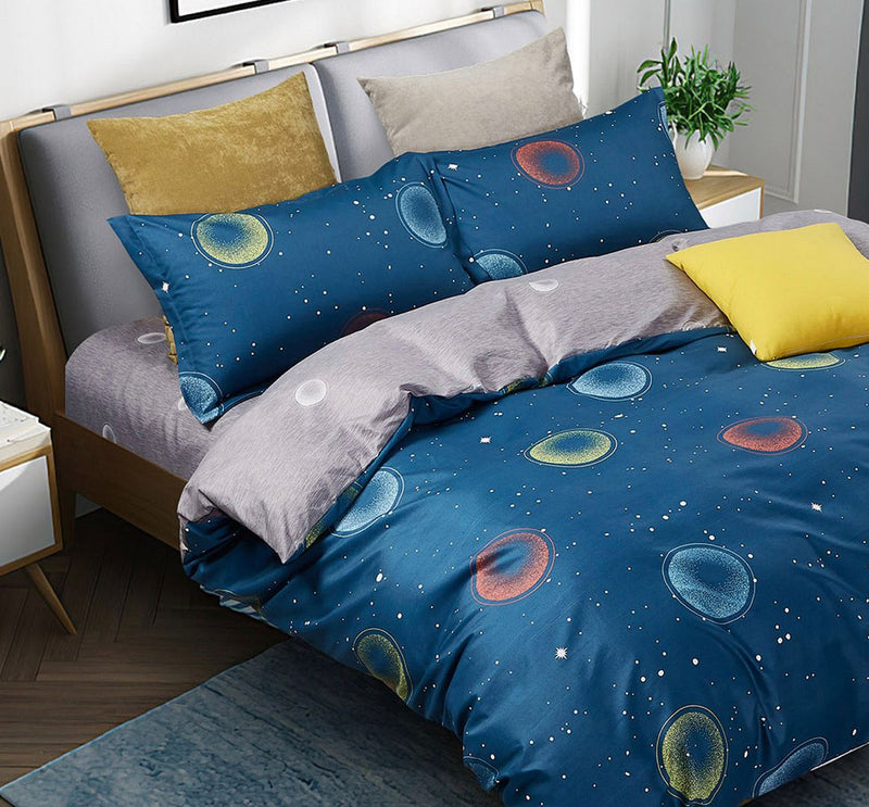 Bubbles King Size Quilt/Doona/Duvet Cover Set - Home & Garden > Bedding - Bedzy Australia