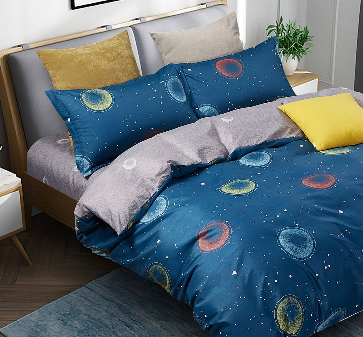 Bubbles Queen Size Quilt/Doona/Duvet Cover Set - Home & Garden > Bedding - Bedzy Australia