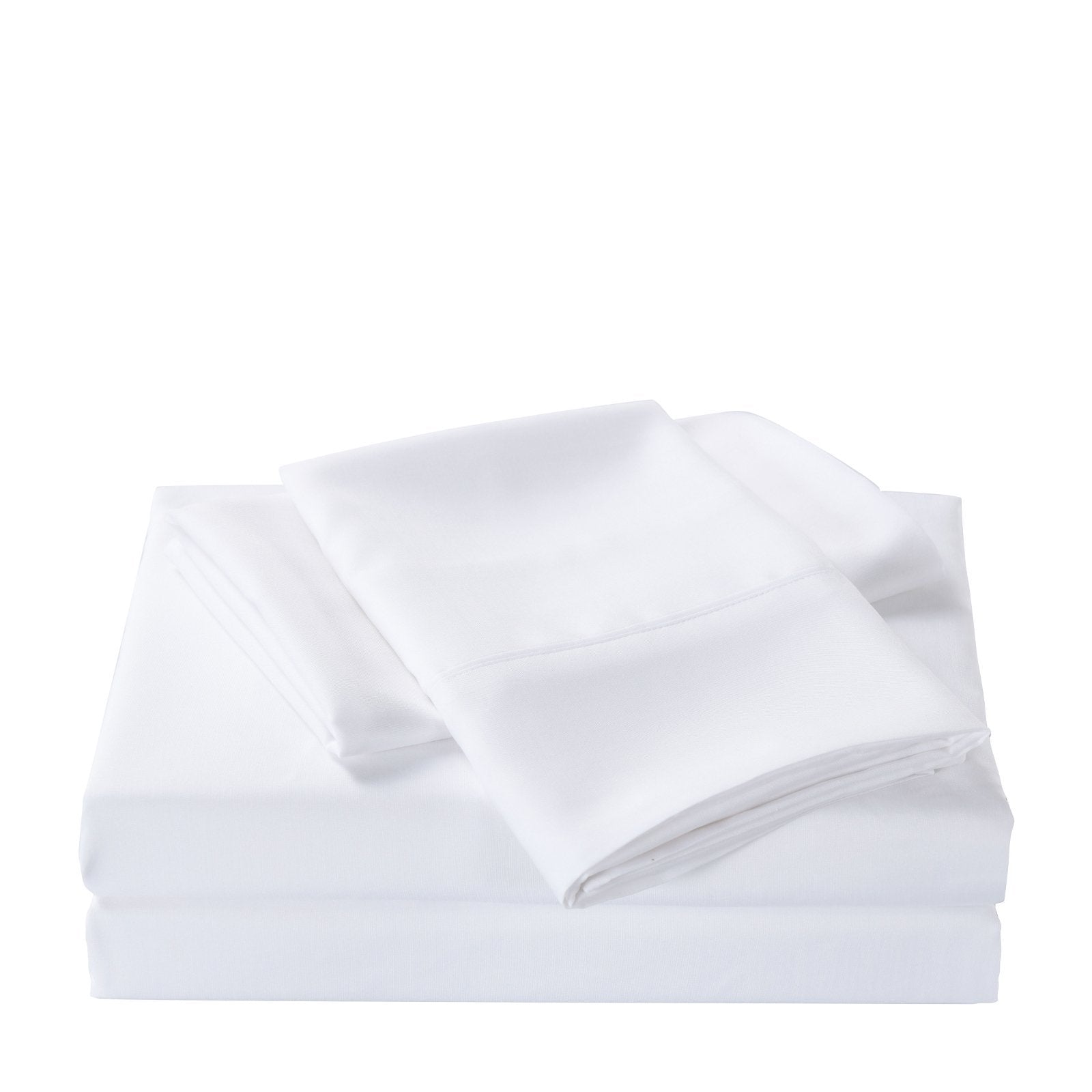 Casa Decor 2000 Thread Count Bamboo Cooling Sheet Set Ultra Soft Bedding Queen White - Bedzy Australia