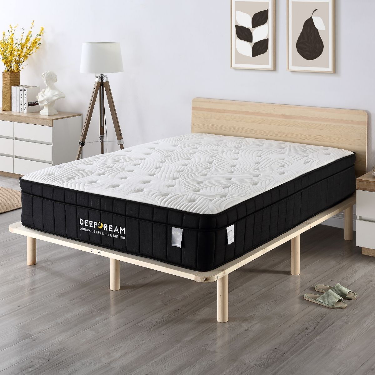Charcoal Infused Super Firm Pocket Mattress King Single - Bedzy Australia