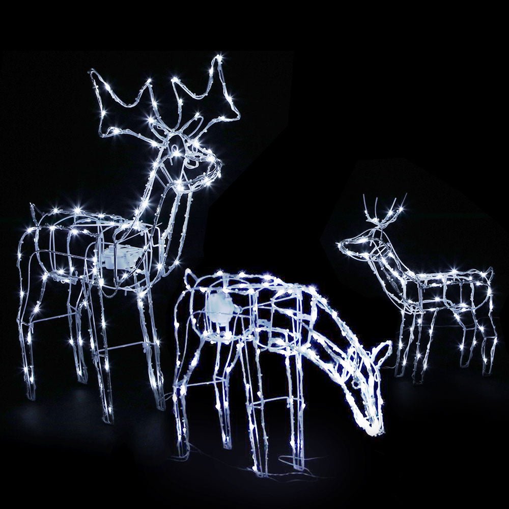 Christmas Motif Lights LED Rope Reindeer Waterproof Outdoor - Bedzy Australia