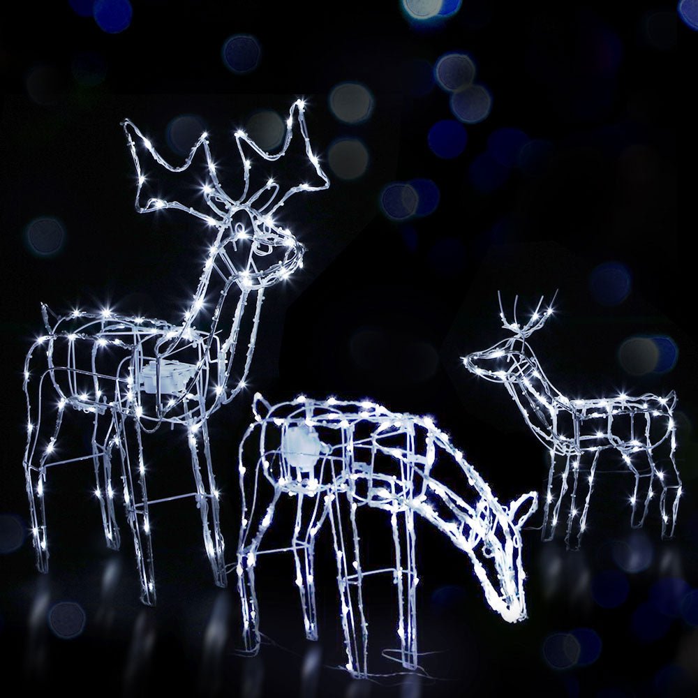 Christmas Motif Lights LED Rope Reindeer Waterproof Outdoor - Bedzy Australia