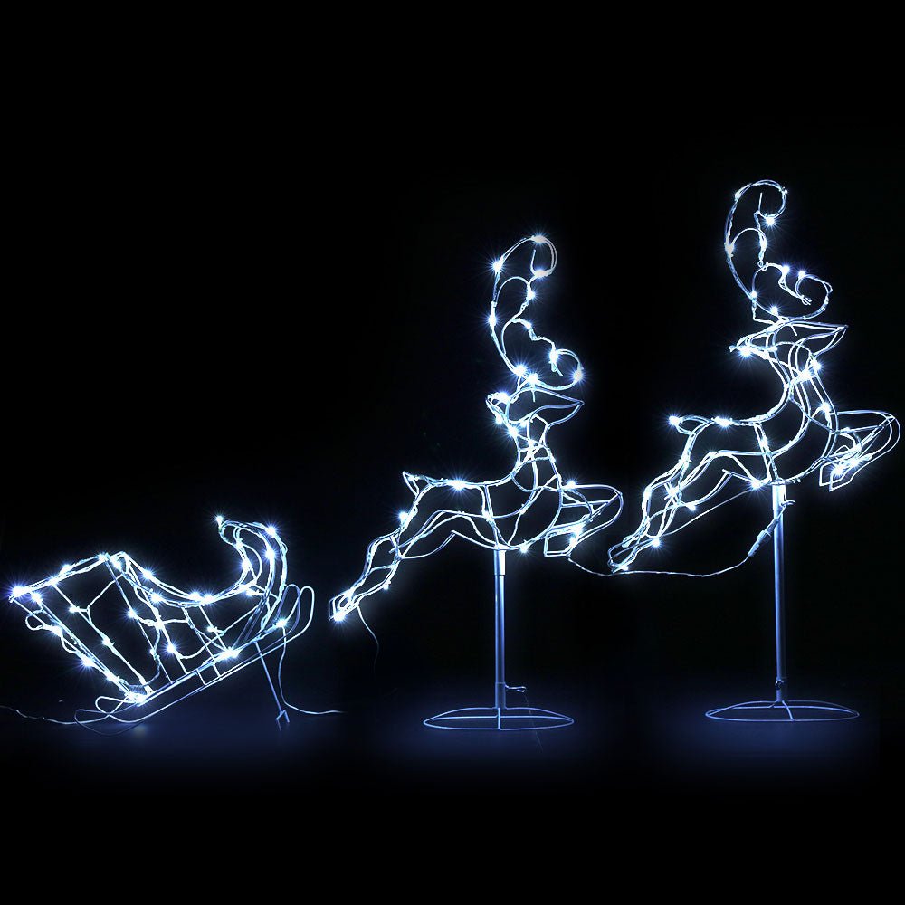 Christmas Motif Lights LED Rope Reindeer Waterproof Outdoor Xmas - Bedzy Australia
