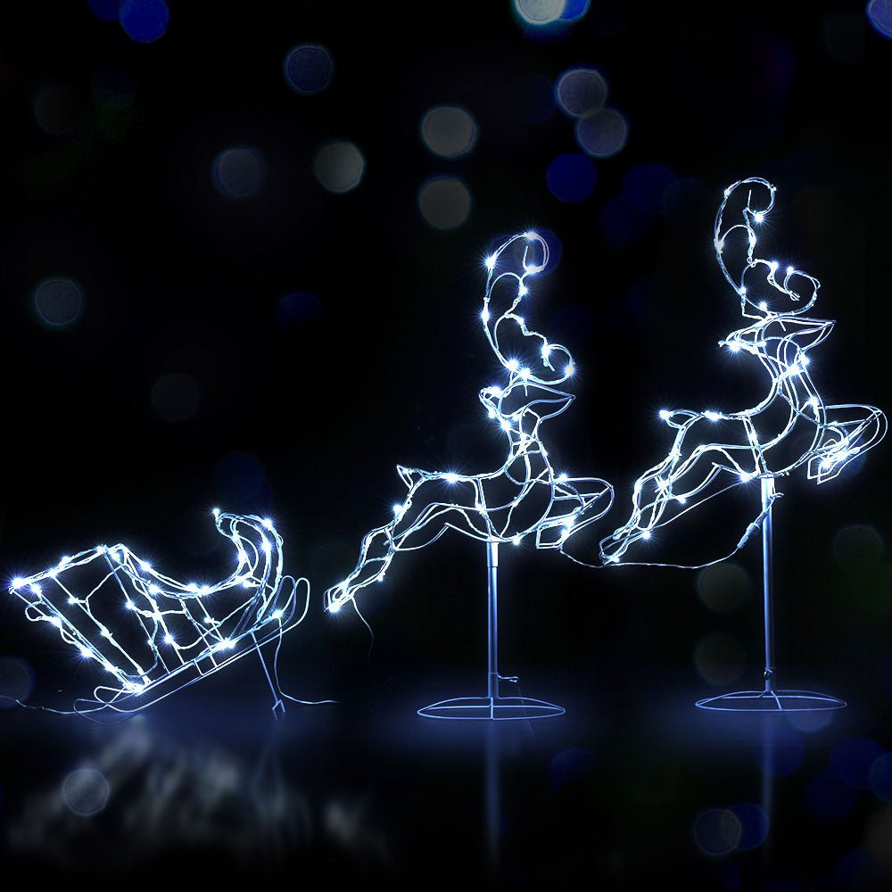 Christmas Motif Lights LED Rope Reindeer Waterproof Outdoor Xmas - Bedzy Australia