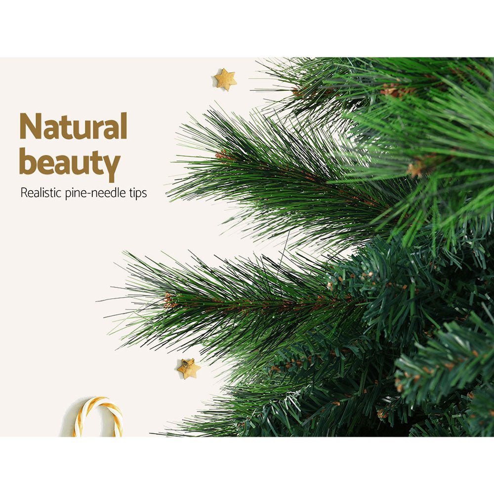 Christmas Tree 2.1M Xmas Trees Decorations Pine-Needle 1584 Tips - Bedzy Australia