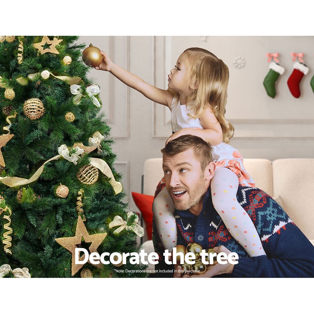 Christmas Tree 2.1M Xmas Trees Decorations Pine-Needle 1584 Tips - Bedzy Australia