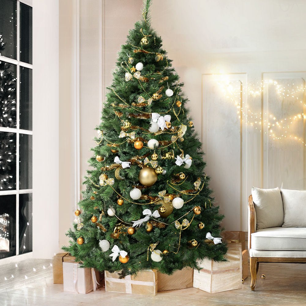 Christmas Tree 2.1M Xmas Trees Decorations Pine-Needle 1584 Tips - Bedzy Australia