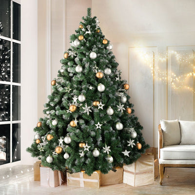 Christmas Tree 2.1M Xmas Trees Decorations Snowy 1250 Tips - Bedzy Australia