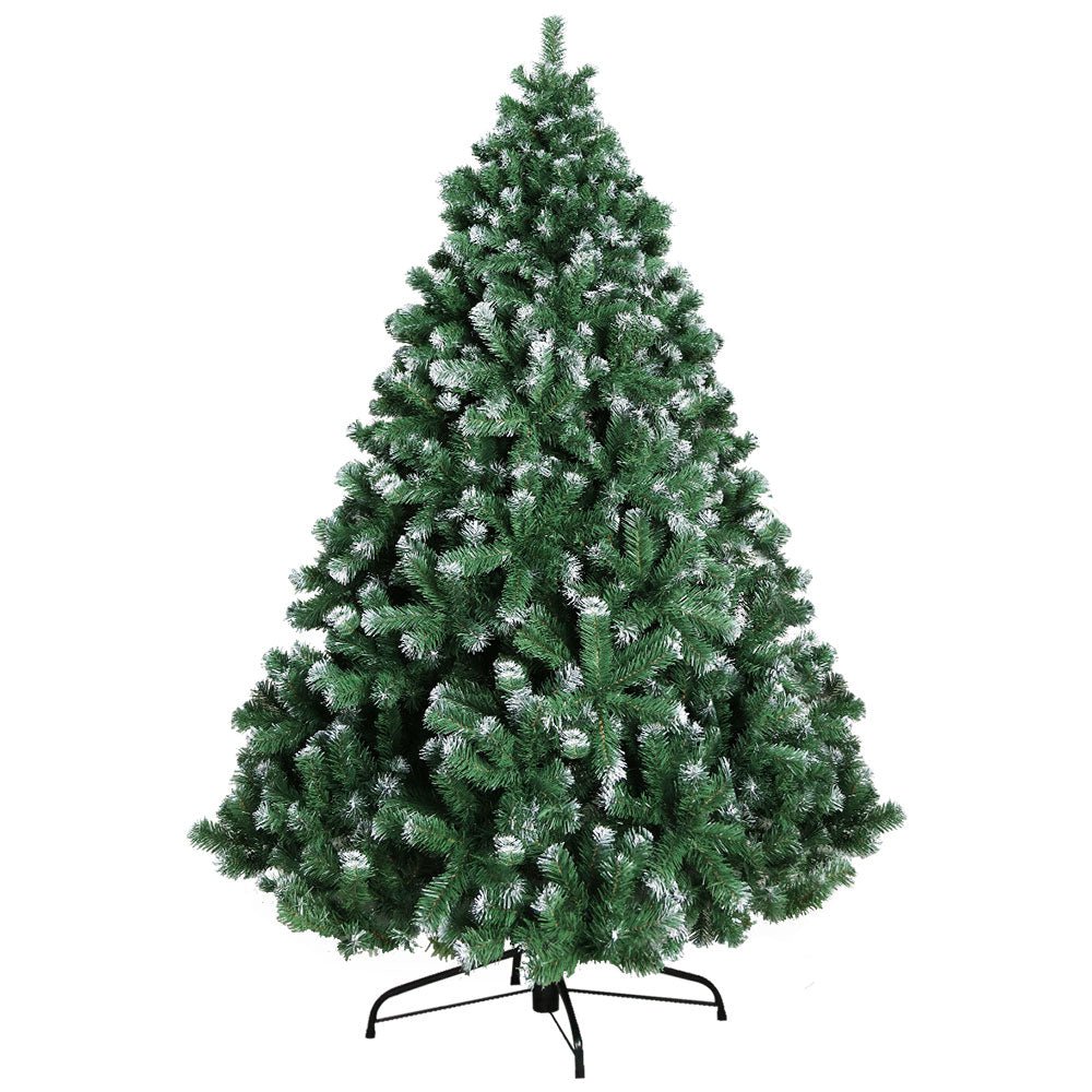 Christmas Tree 2.4M Xmas Trees Decorations Snowy 1500 Tips - Bedzy Australia