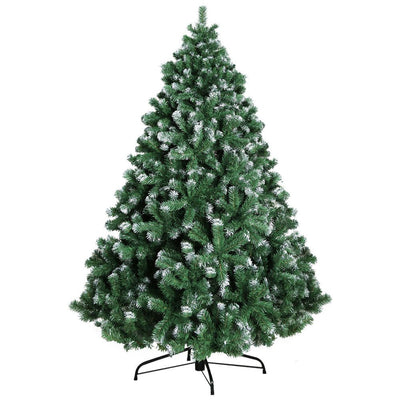 Christmas Tree 2.4M Xmas Trees Decorations Snowy 1500 Tips - Bedzy Australia