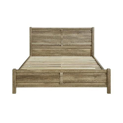 Cielo Wooden Queen Bed Frame Oak Natural - Bedzy Australia