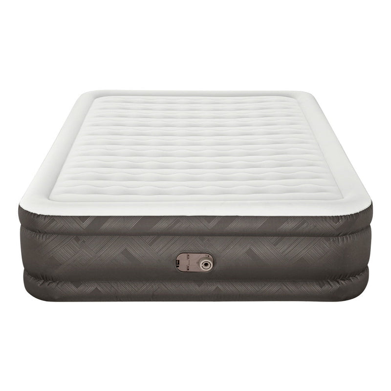 46 CM Thickness Air Bed Inflatable Mattress with Built in Pump - Queen Size - Outdoor > Camping - Bedzy Australia