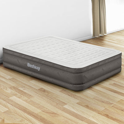 46 CM Thickness Air Bed Inflatable Mattress with Built in Pump - Queen Size - Outdoor > Camping - Bedzy Australia