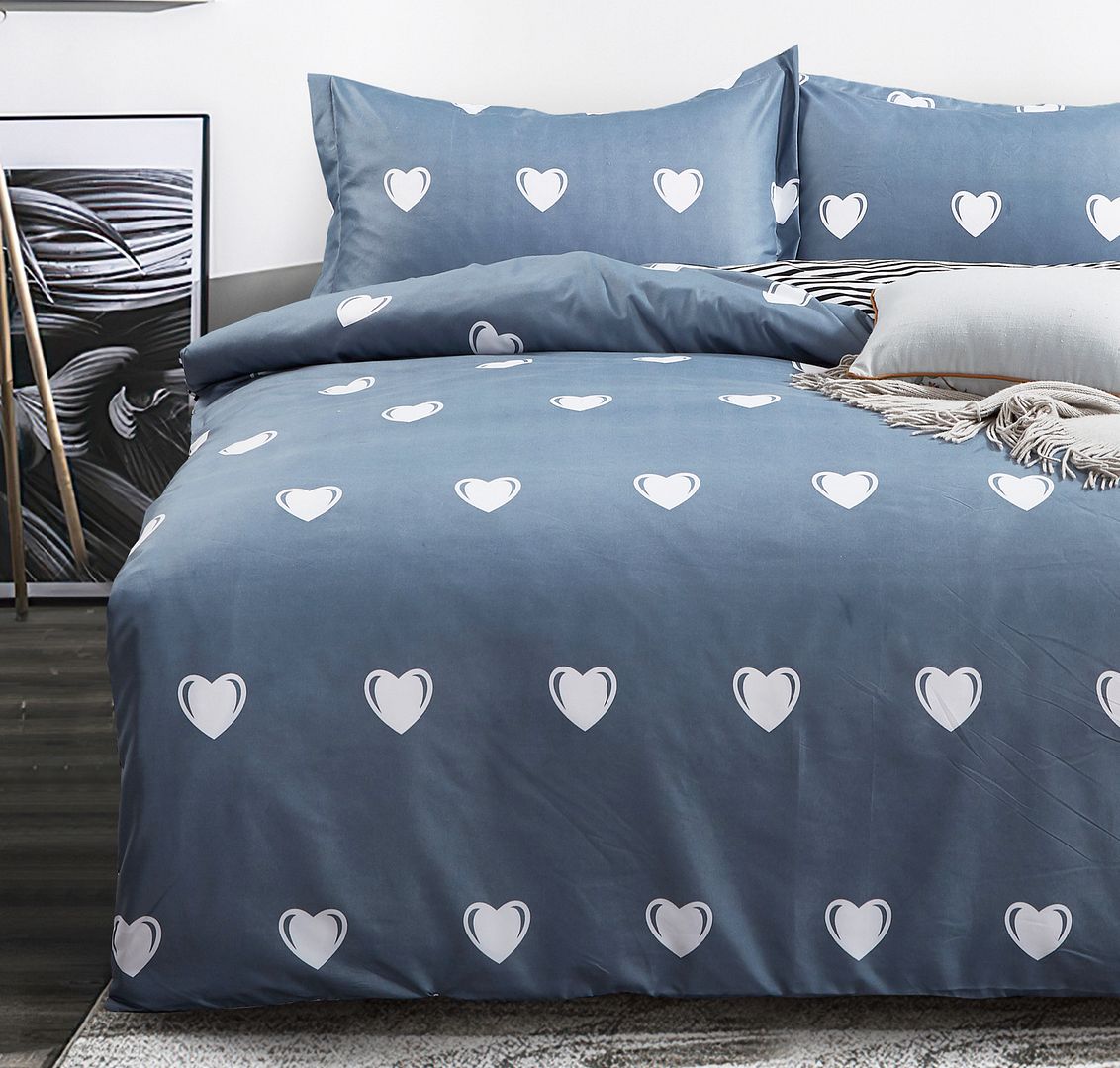 Cooper Super King Size Quilt/Doona/Duvet Cover Set - Home & Garden > Bedding - Bedzy Australia