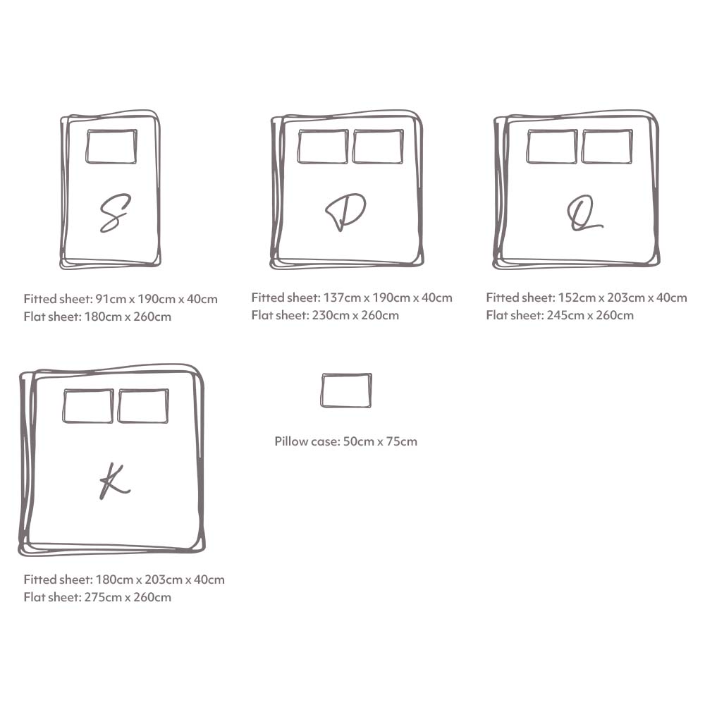 Deluxe Washed Cotton Sheet Set Pink Brown Single - Home & Garden > Bedding - Bedzy Australia