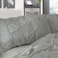 Diamond Pintuck Premium Ultra Soft King size Pillowcases 2-Pack - Grey