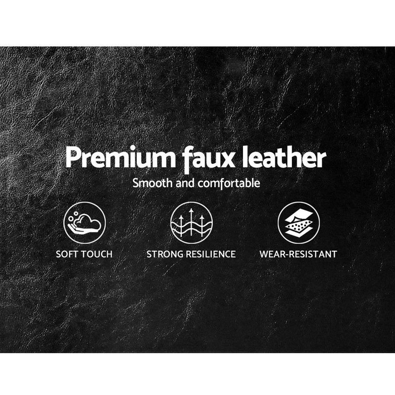 Double Package | Coogee Bed Black & Normay Series Pillow Top Mattress (Medium Firm) - Bedzy Australia - Furniture > Bedroom