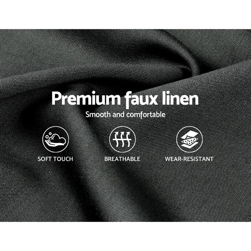 Double Premium Package | Trinity Bed Frame Charcoal, Luna Series Euro Top Mattress (Medium Firm) & Pillowtop Mattress Topper! - Bedzy Australia (ABN 18 642 972 209) -