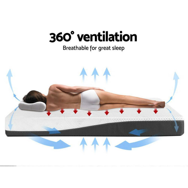 Double Size | Cool Gel Memory Foam Mattress (No Spring) - Bedzy Australia