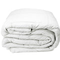 Duck Feather & Down Quilt 500GSM + Duck Feather and Down Pillows 2 Pack Combo Queen White
