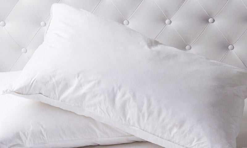 Duck Feather & Down Quilt 500GSM + Duck Feather and Down Pillows 2 Pack Combo Super King White - Bedzy Australia
