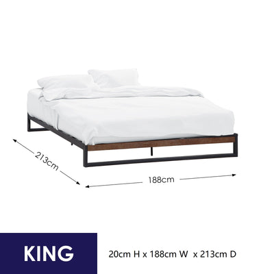 Florence Metal bed base - King - Home & Garden - Bedzy Australia