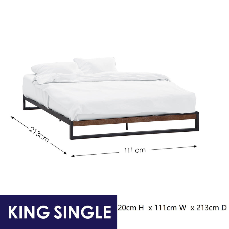 Florence Metal bed base - King Single - Home & Garden - Bedzy Australia