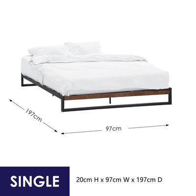 Florence Metal bed base - Single - Home & Garden - Bedzy Australia