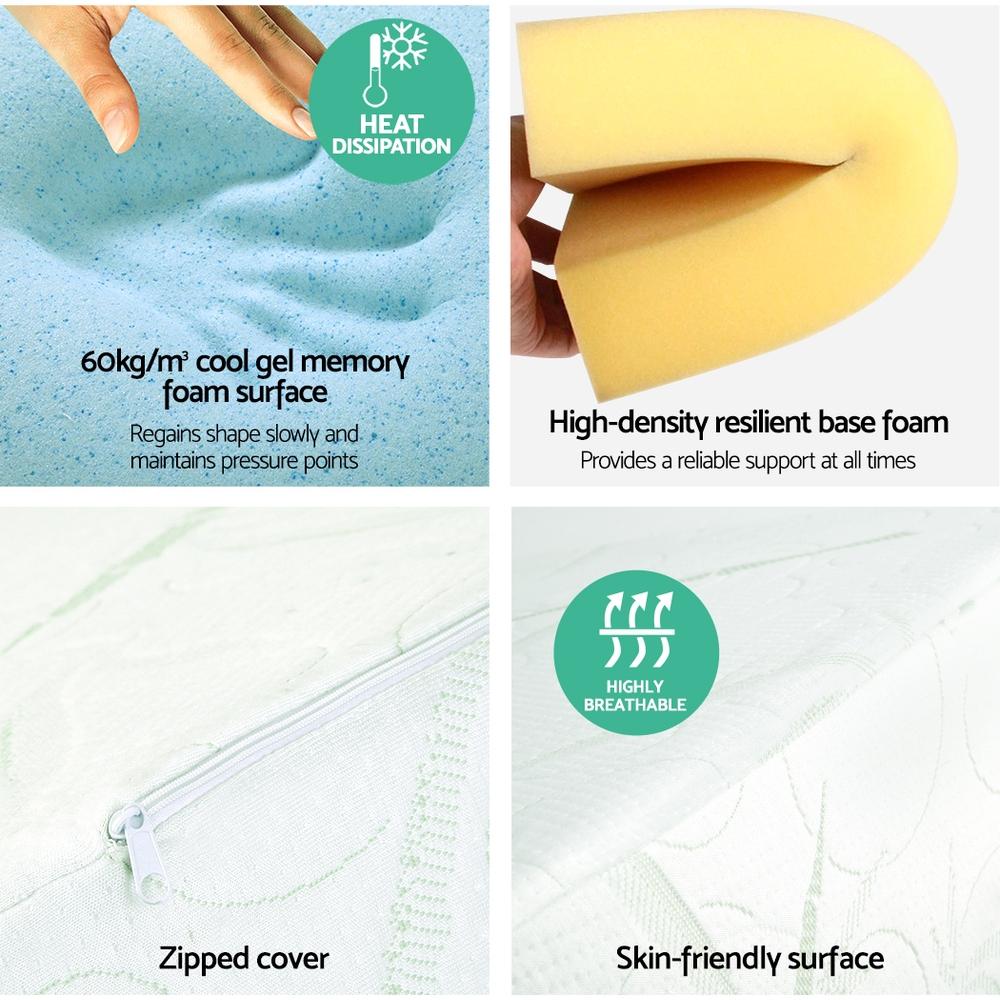 Foam Wedge Back Support Pillow - Bedzy Australia