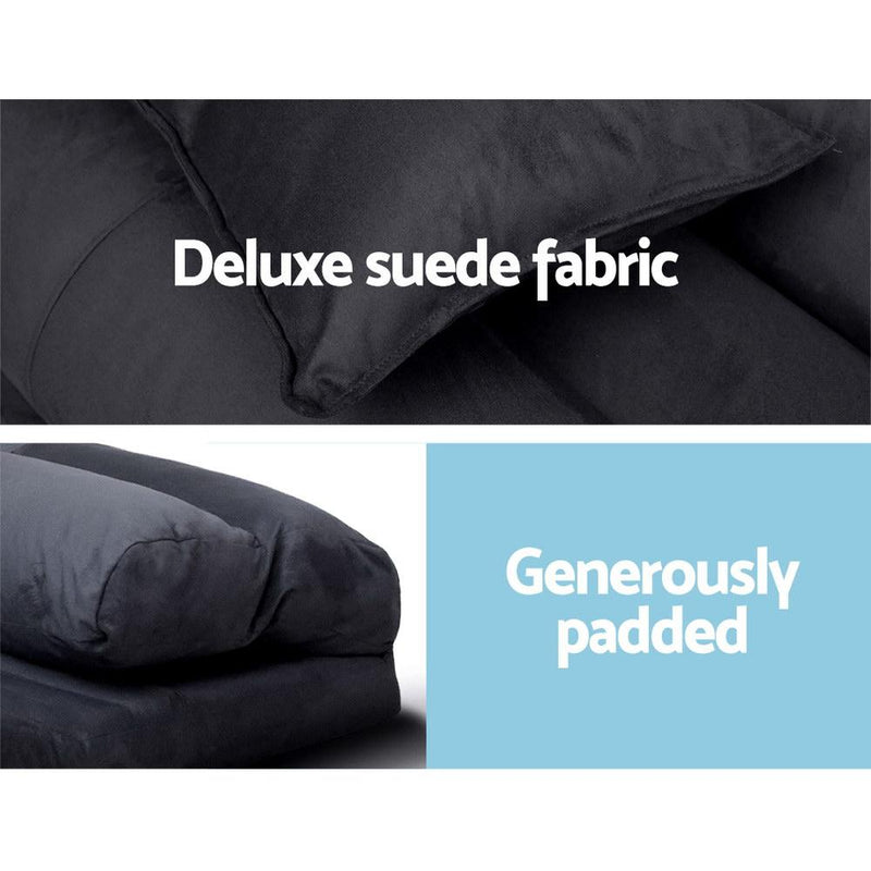 Folding Lounge Sofa Bed Floor Recliner - Bedzy Australia