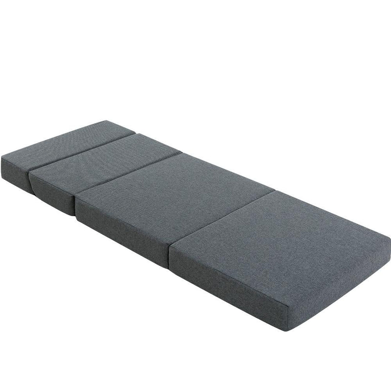 Giselle Bedding Folding Mattress Foldable Portable Bed Floor Mat Camping Pad - Bedzy Australia - Furniture > Mattresses
