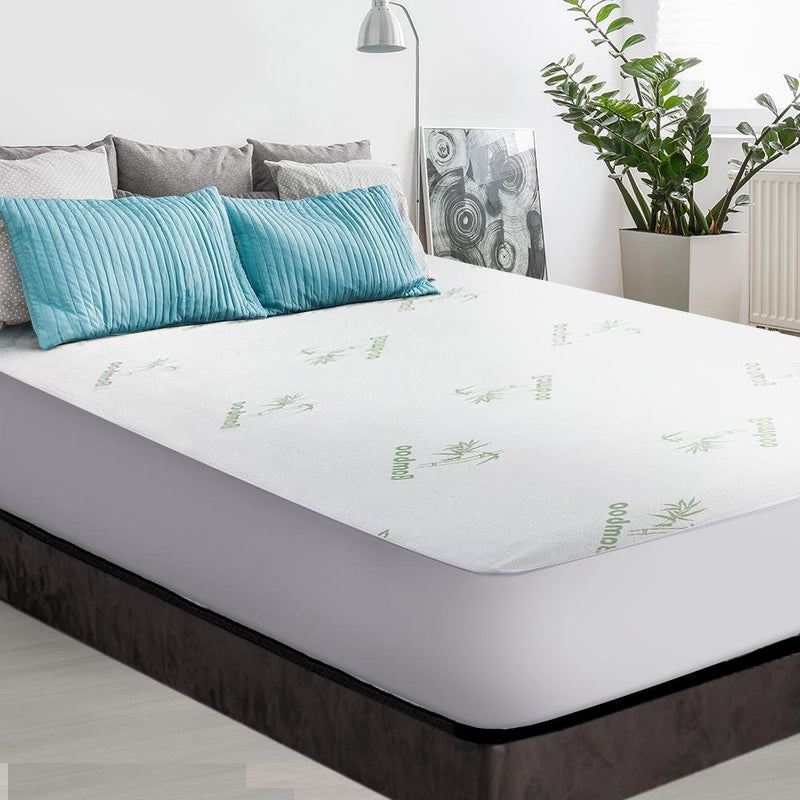 Bamboo Mattress Protector Single - Bedzy Australia (ABN 18 642 972 209) - Cheap affordable bedroom furniture shop near me Australia