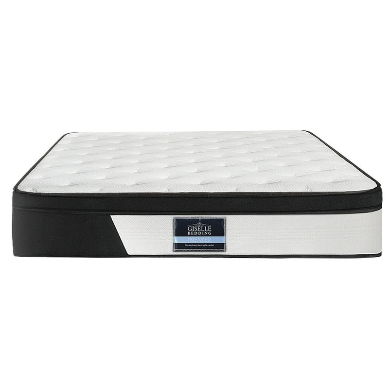 Pena Series Euro Top Pocket Spring Mattress 30cm Thick - Double - Furniture > Mattresses - Bedzy Australia