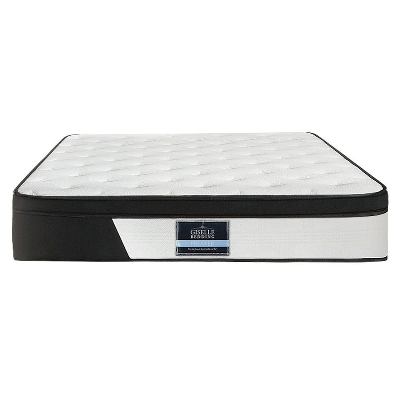 Pena Series Euro Top Pocket Spring Mattress 30cm Thick - Queen - Furniture > Mattresses - Bedzy Australia