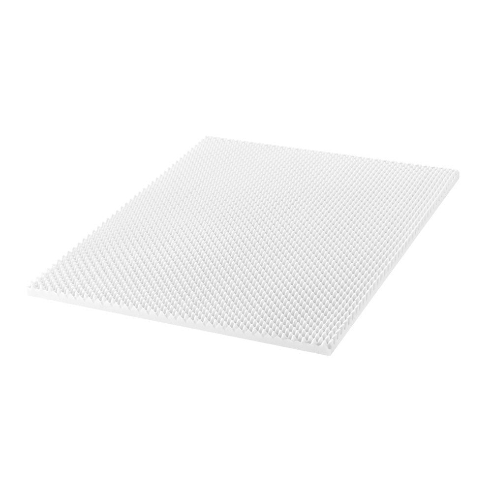 Giselle Bedding Mattress Topper Egg Crate Foam Toppers Bed Protector Underlay Q - Furniture > Mattresses - Bedzy Australia