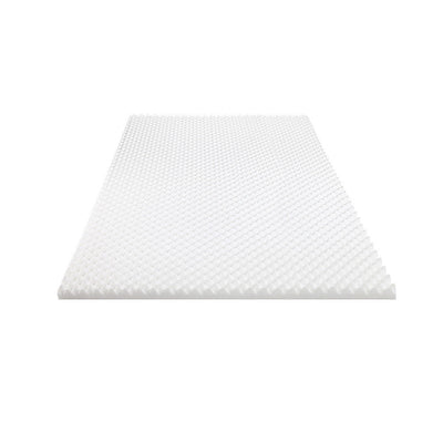Giselle Bedding Mattress Topper Egg Crate Foam Toppers Bed Protector Underlay Q - Furniture > Mattresses - Bedzy Australia