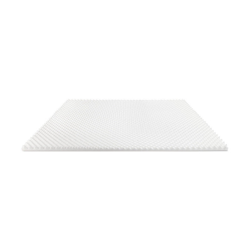 Giselle Bedding Mattress Topper Egg Crate Foam Toppers Bed Protector Underlay Q - Furniture > Mattresses - Bedzy Australia