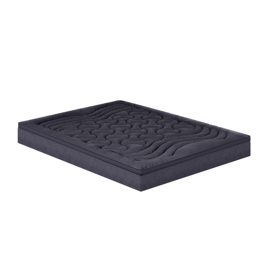 Microfibre 3-Zone Pillowtop Mattress Topper - King - Home & Garden > Bedding - Bedzy Australia